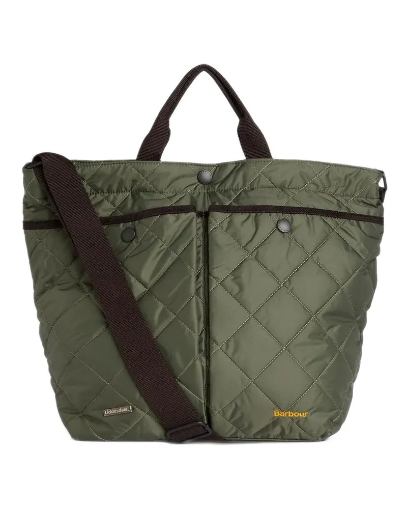 Barbour Gesteppter Liddesdale Tote Bag - Grün Grün