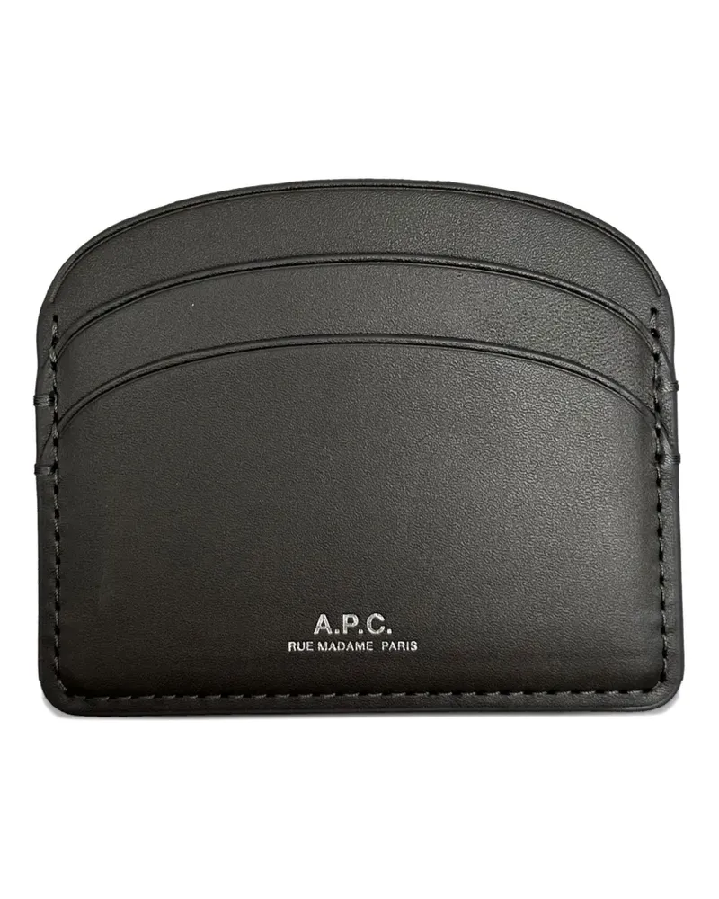 A.P.C. Demi-Lune' Kartenetui - Schwarz Schwarz
