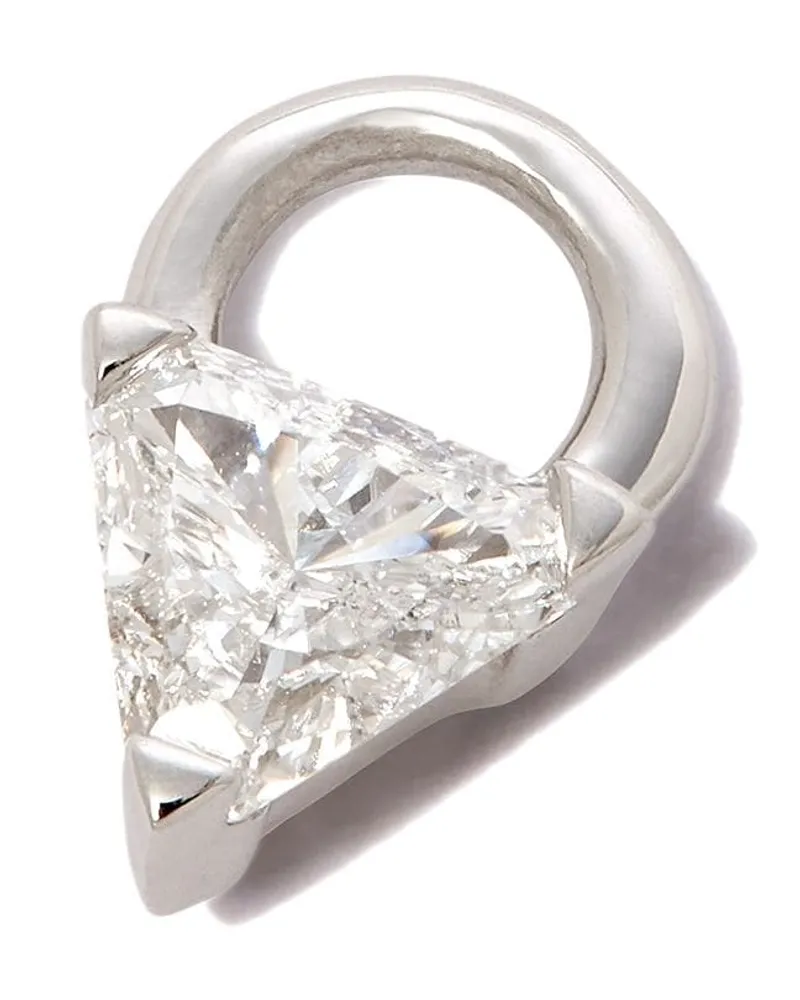 Maria Tash 18kt Goldanhänger - Silber Silber