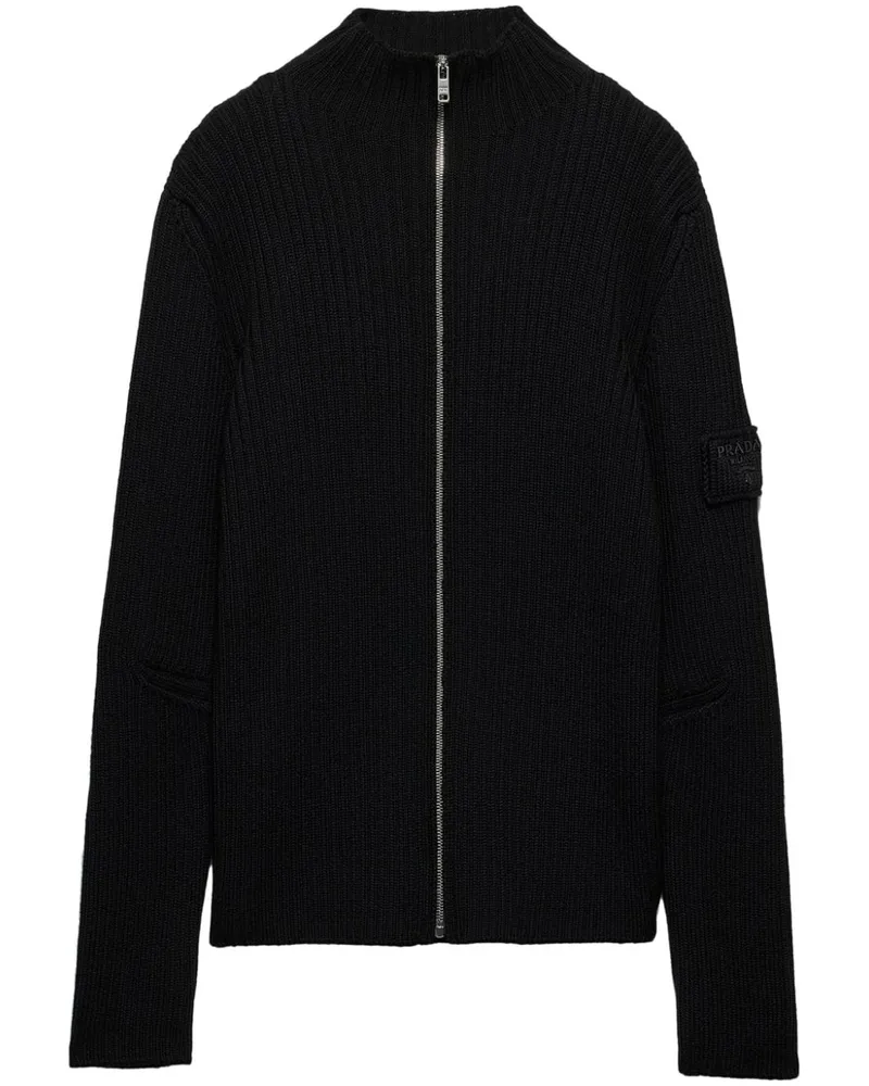 Prada Klassischer Cardigan - Schwarz Schwarz