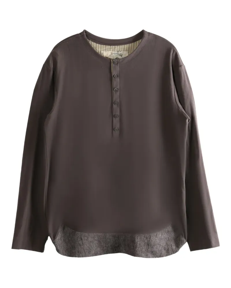 Ziggy Chen cotton T-shirt - Braun Braun