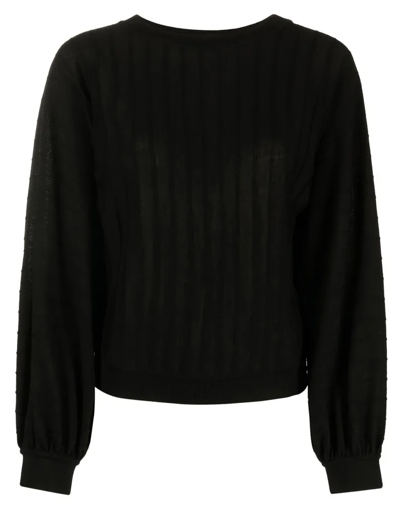Moschino Pullover mit rundem Ausschnitt - Schwarz Schwarz