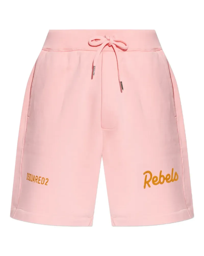 Dsquared2 Shorts mit Kordelzug - Rosa Rosa