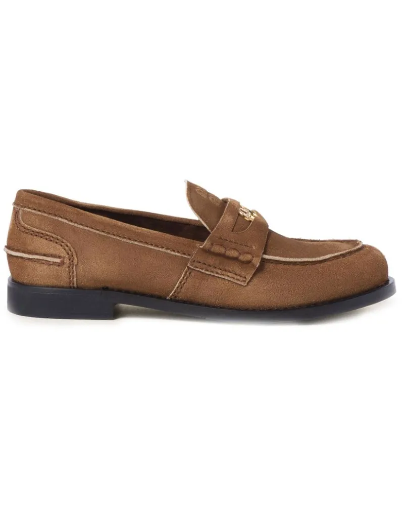 Miu Miu Loafer aus Wildleder - Braun Braun