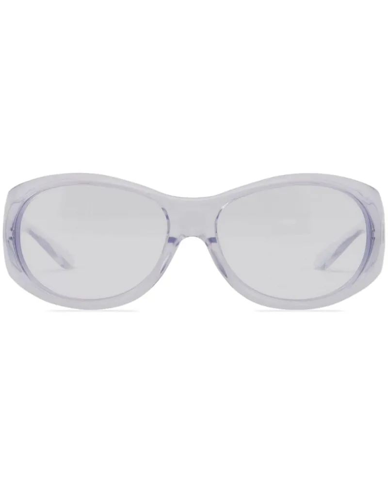 Courrèges Hybrid 01 Sonnenbrille mit ovalem Gestell - Nude Nude