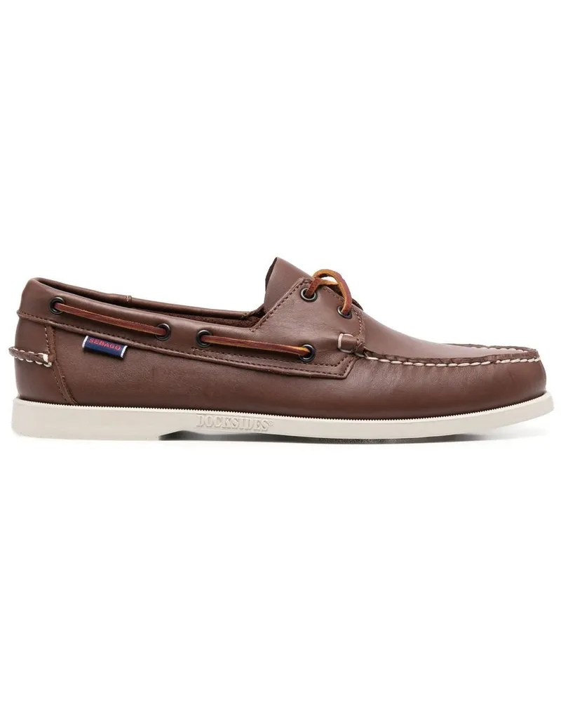 Sebago Segelschuhe mit Schnürung - Braun Braun