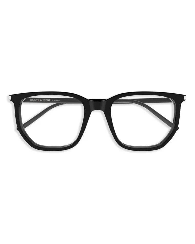 Saint Laurent Brille mit eckigem Gestell - Schwarz Schwarz