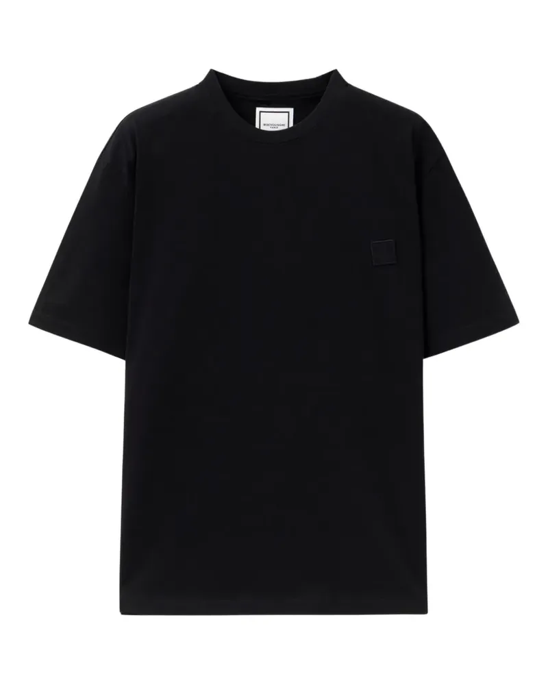Wooyoungmi T-Shirt mit Logo - Schwarz Schwarz