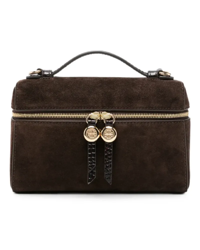 Tory Burch Romy Tote Bag mit Logo-Schild - Braun Braun