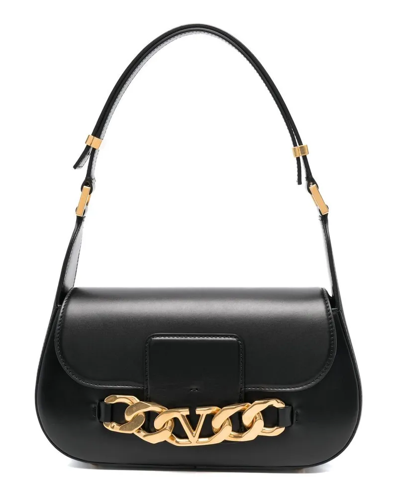 Valentino Garavani Box-Tasche mit VLOGO - Schwarz Schwarz