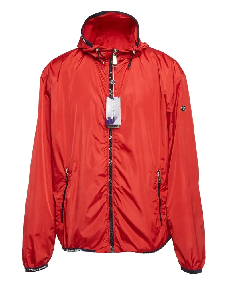 Ralph Lauren Kapuzenjacke mit Reißverschluss - Rot Rot