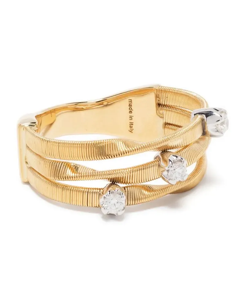 Marco Bicego 18kt Gelbgoldring mit Diamanten Gelb