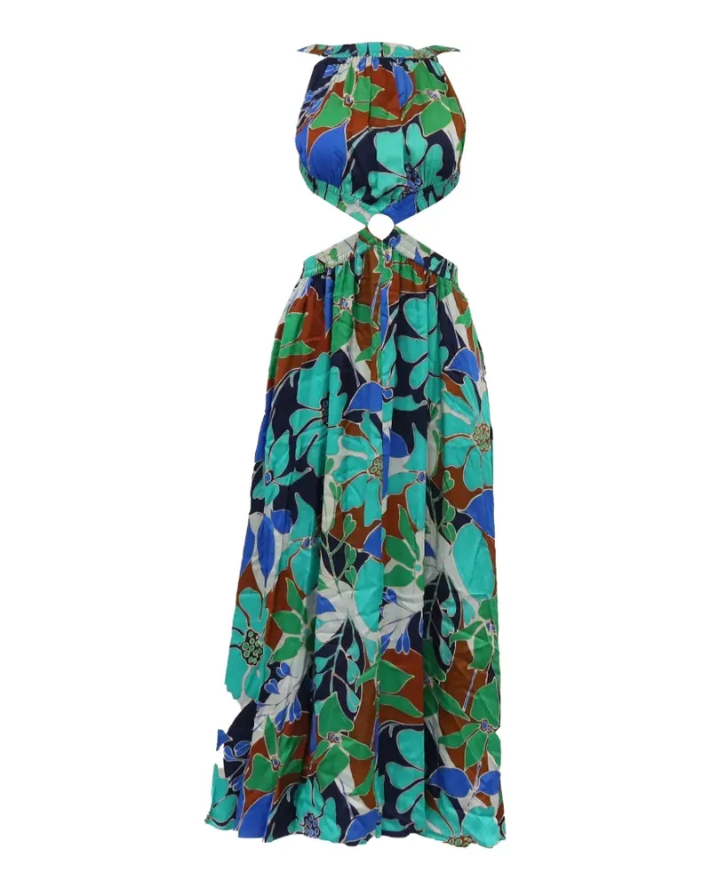 Cult Gaia Theia Midikleid mit Print - Grün Grün