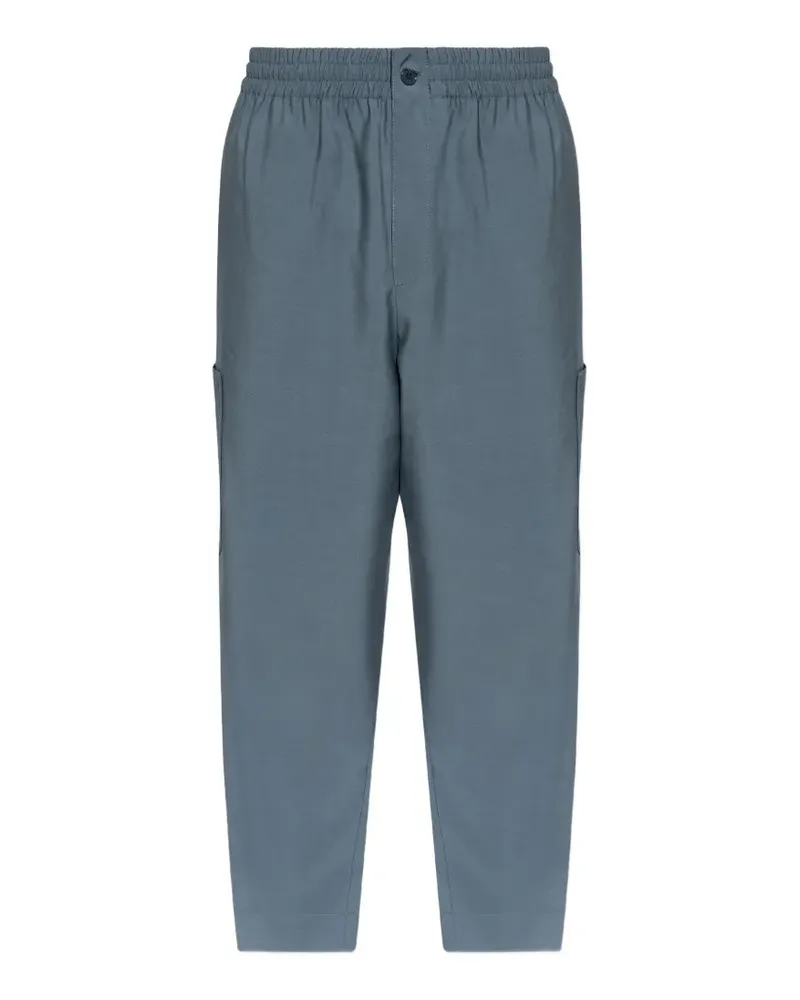 Kenzo elasticated-waist cargo pants - Blau Blau