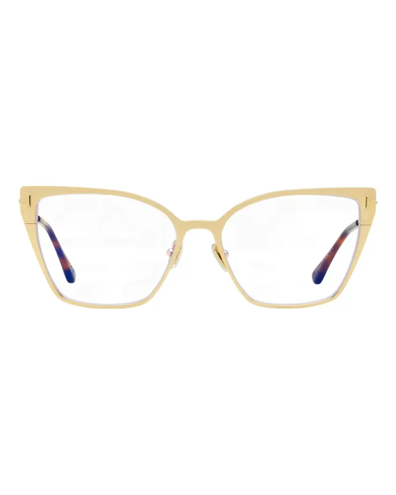 Tom Ford Cat-Eye-Brille - Gold Gold
