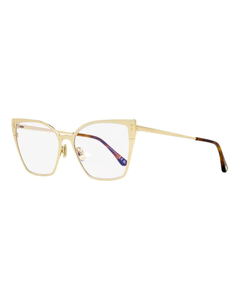 Tom Ford Cat-Eye-Brille - Gold Gold