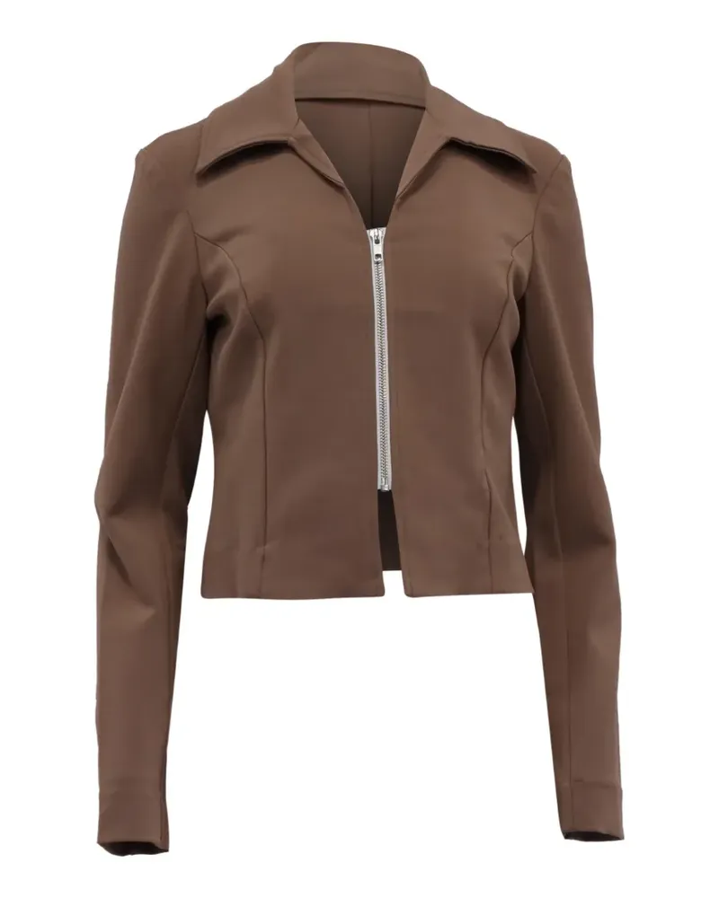 Reformation Jacke mit Reißverschluss - Braun Braun