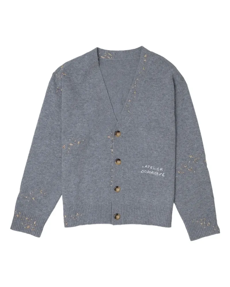 DOMREBEL Cardigan aus Wollgemisch - Grau Grau