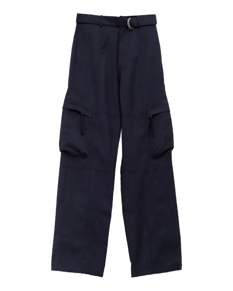 FRANKIE Shop Kelly belted cargo pants - Blau Blau