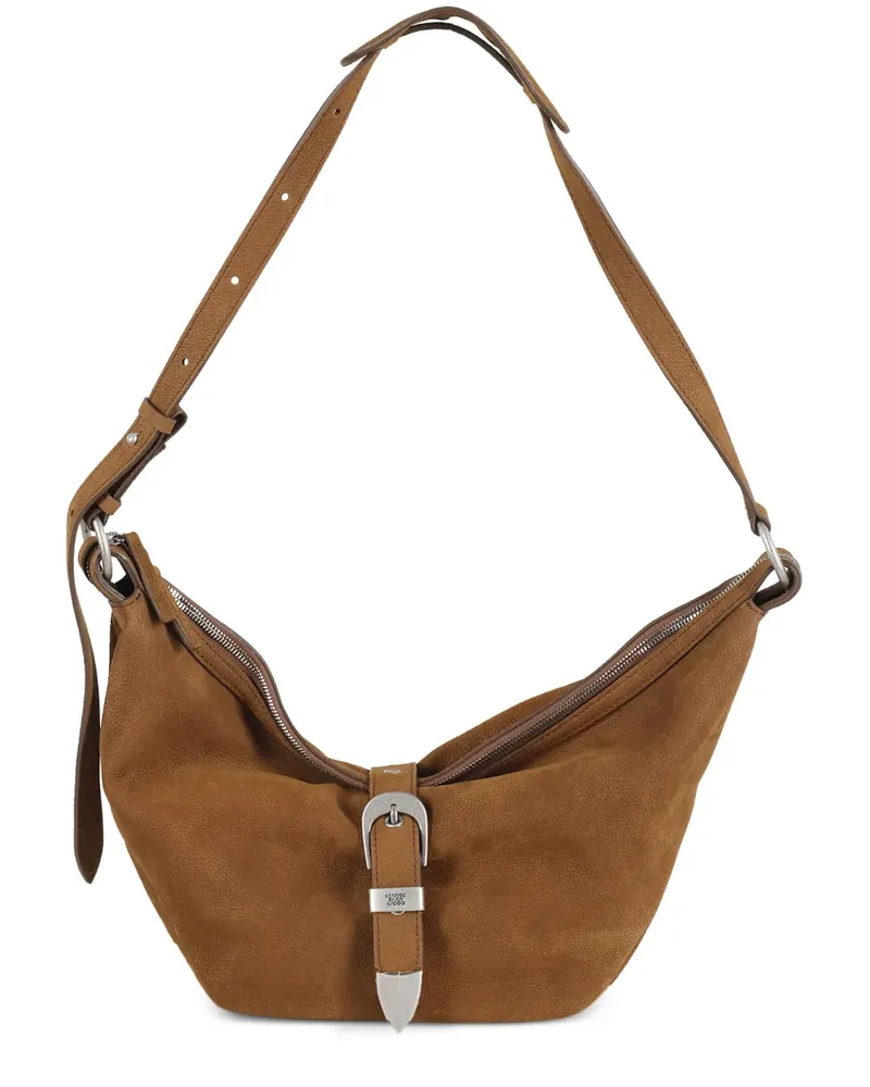 Marge Sherwood Schultertasche aus Wildleder - Braun Braun