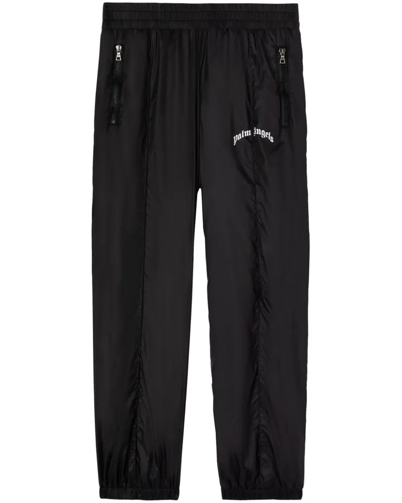 Palm Angels Jogginghose mit Logo - Schwarz Schwarz