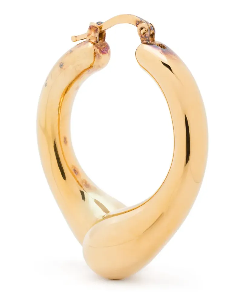 Jil Sander Vergoldeter Ohrring Gold