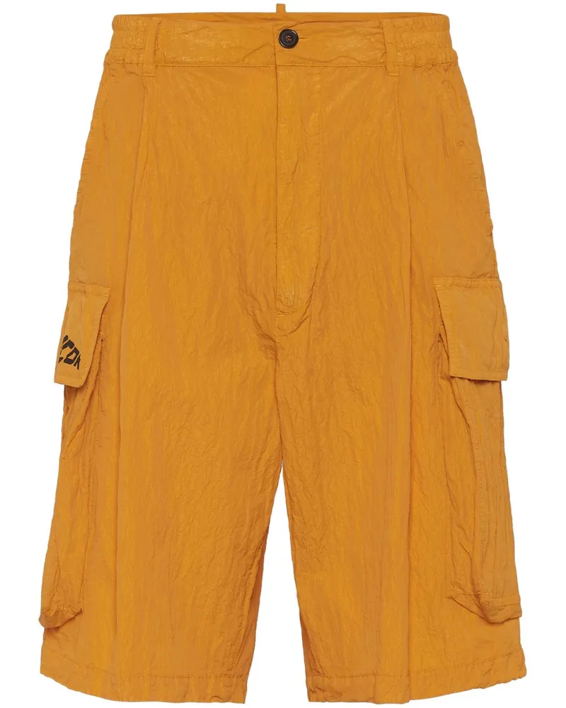 Dsquared2 Cargo-Shorts mit Icon-Print - Orange Orange