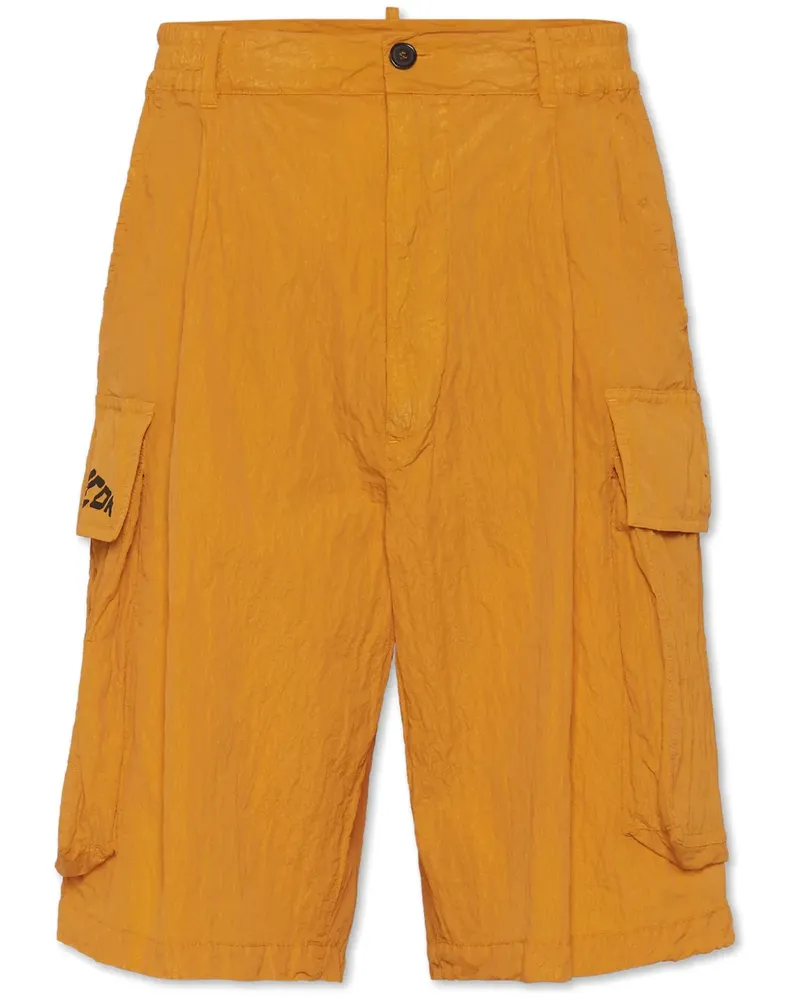 Dsquared2 Cargo-Shorts mit Icon-Print - Orange Orange