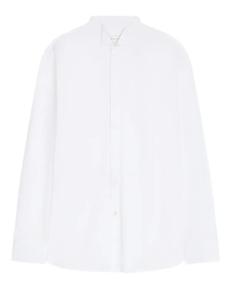 Dries van Noten Smoking-Hemd mit Einsätzen - Weiß Weiß