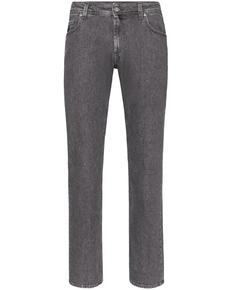Billionaire Jeans mit Logo-Stickerei - Grau Grau