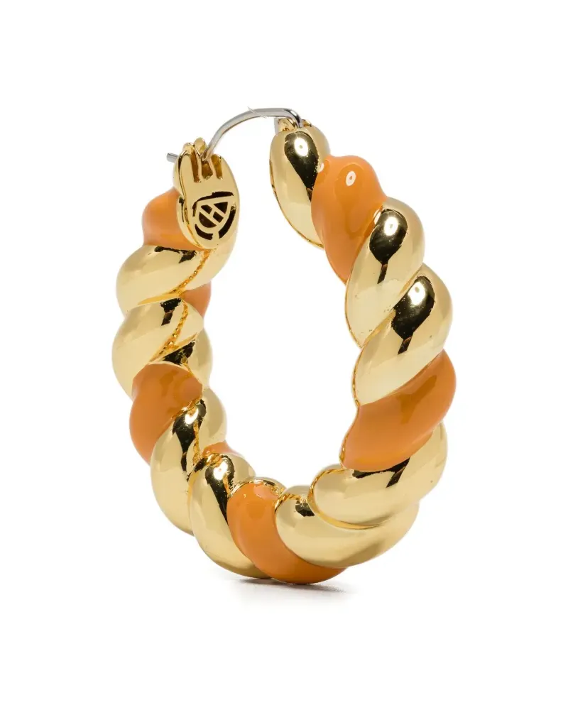 Eddie Borgo Rope Creolen - Gold Gold