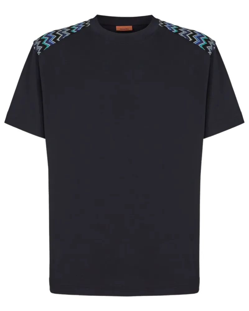 Missoni Klassisches T-Shirt - Blau Blau