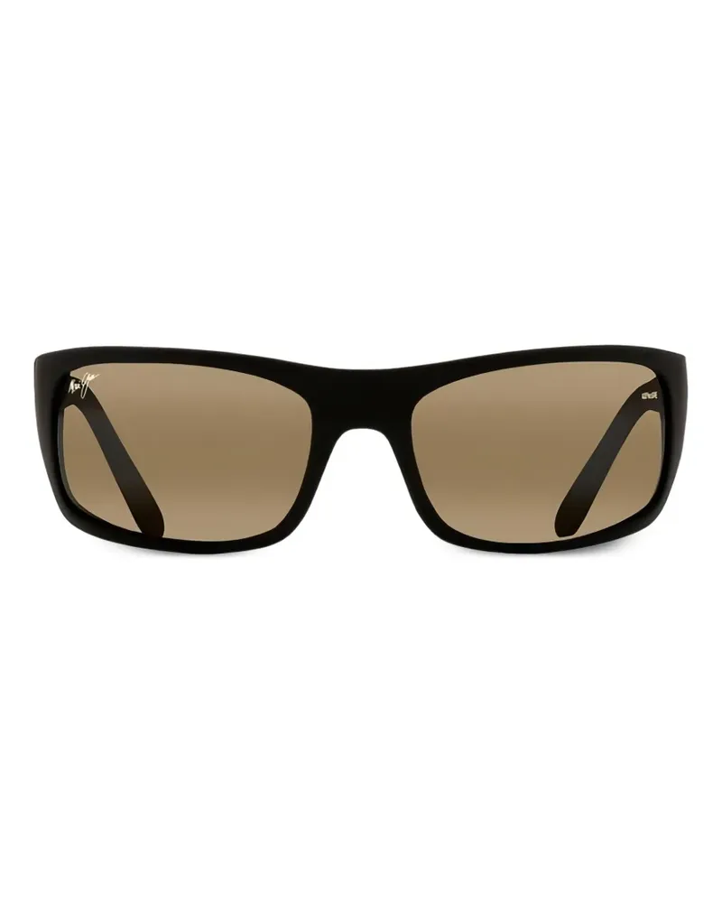Maui Jim Peahi rectangle-frame sunglasses - Schwarz Schwarz