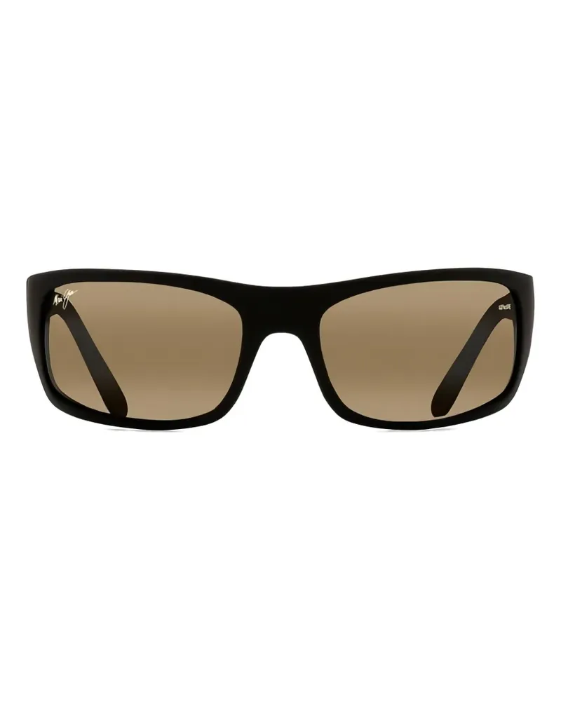 Maui Jim Peahi rectangle-frame sunglasses - Schwarz Schwarz