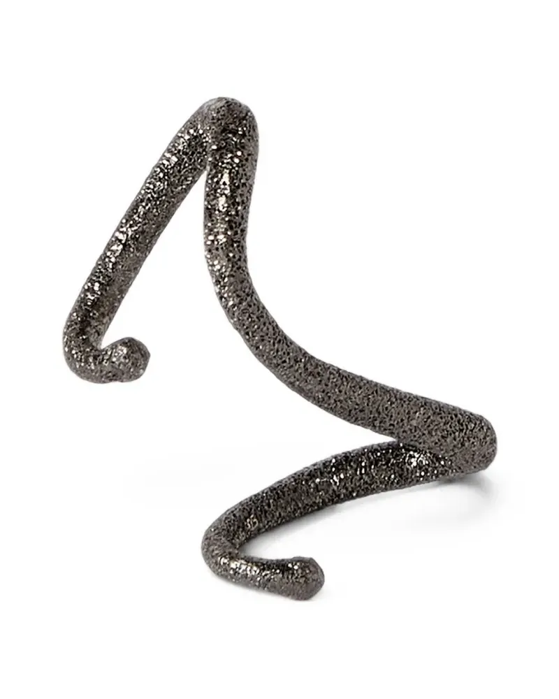 Brunello Cucinelli Ear Cuff mit Schimmer-Effekt - Schwarz Schwarz