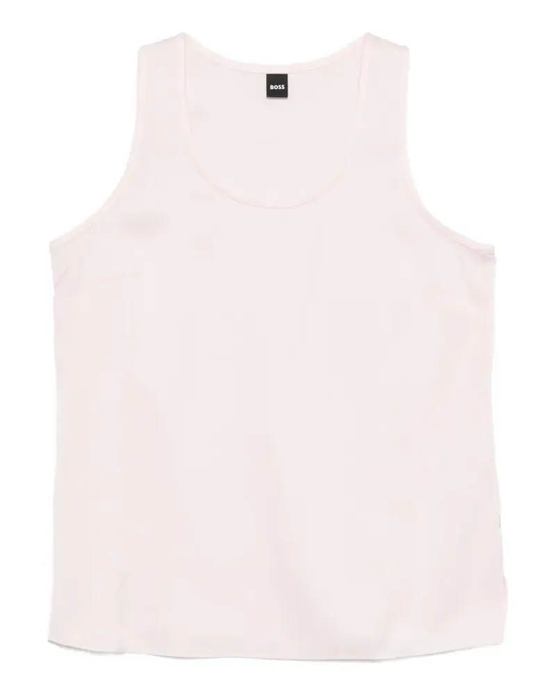 HUGO BOSS Top mit U-Ausschnitt - Rosa Rosa