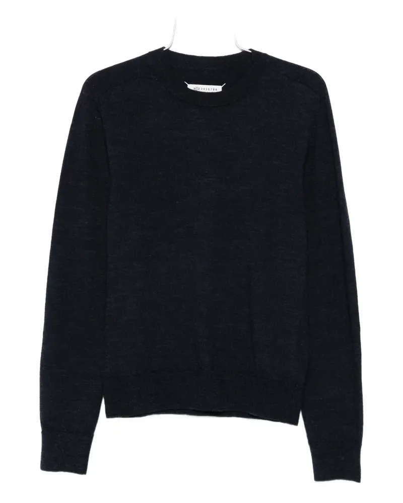Maison Margiela Pullover mit Ellenbogen-Patches - Blau Blau