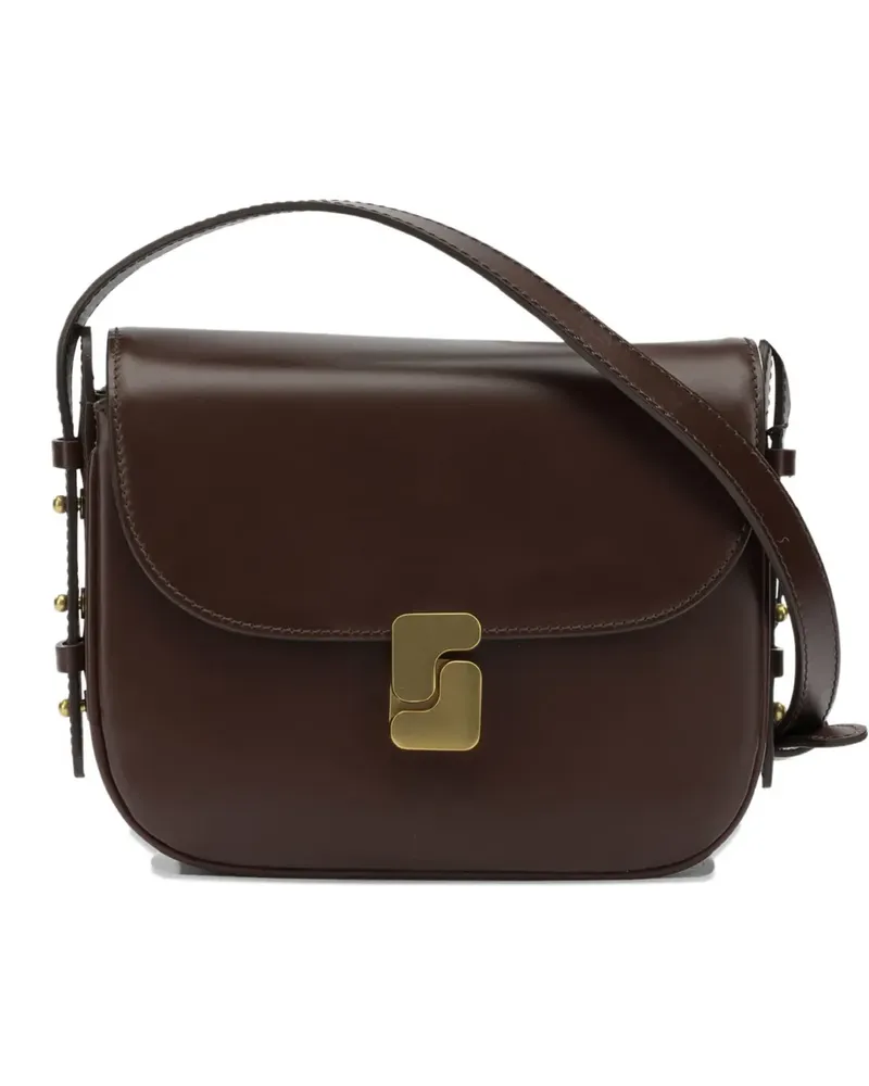 Soeur mini Bellissima leather cross body bag - Braun Braun