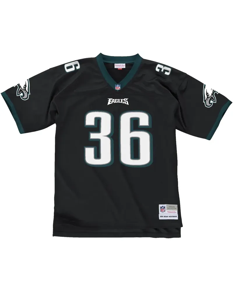 Mitchell & Ness 2004 Brian Westbrook Philadelphia Eagles Legacy Trikot - Schwarz Schwarz