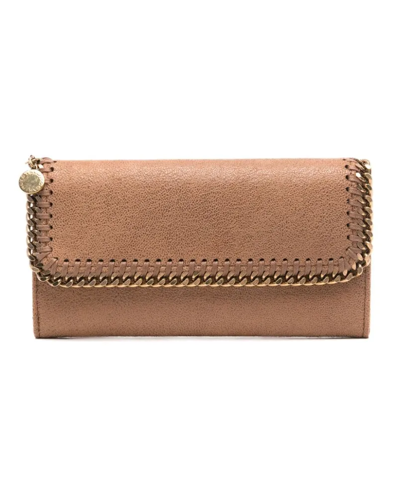 Stella McCartney Falabella Portemonnaie mit Kettendetail - Braun Braun