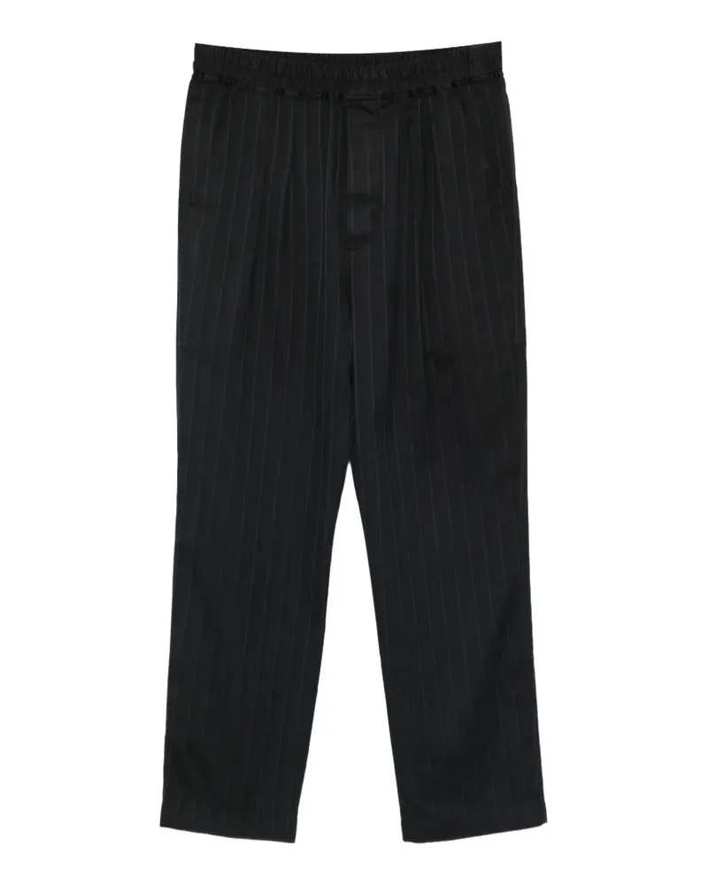 Tom Ford pinstripe elasticated trousers - Schwarz Schwarz