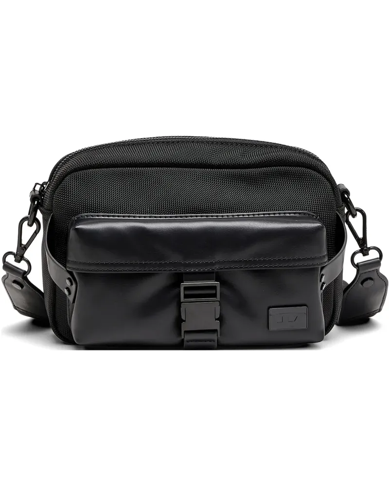 Diesel multi-pocket cross body bag - Schwarz Schwarz