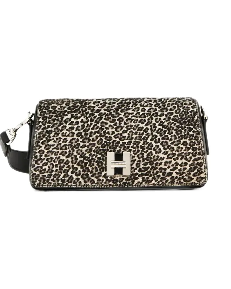 Hogan Mini H-Turn Tasche mit Klappe - Schwarz Schwarz