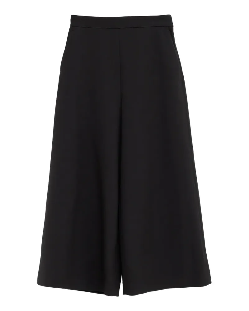 Chloé wide-leg cropped trousers - Schwarz Schwarz