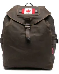 Dsquared2 Canadian Flag Rucksack Braun