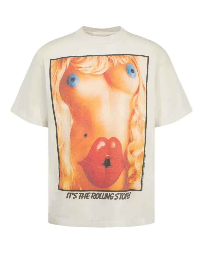 SAINT MXXXXXX The Rolling Stones graphic-print T-shirt - Weiß Weiß