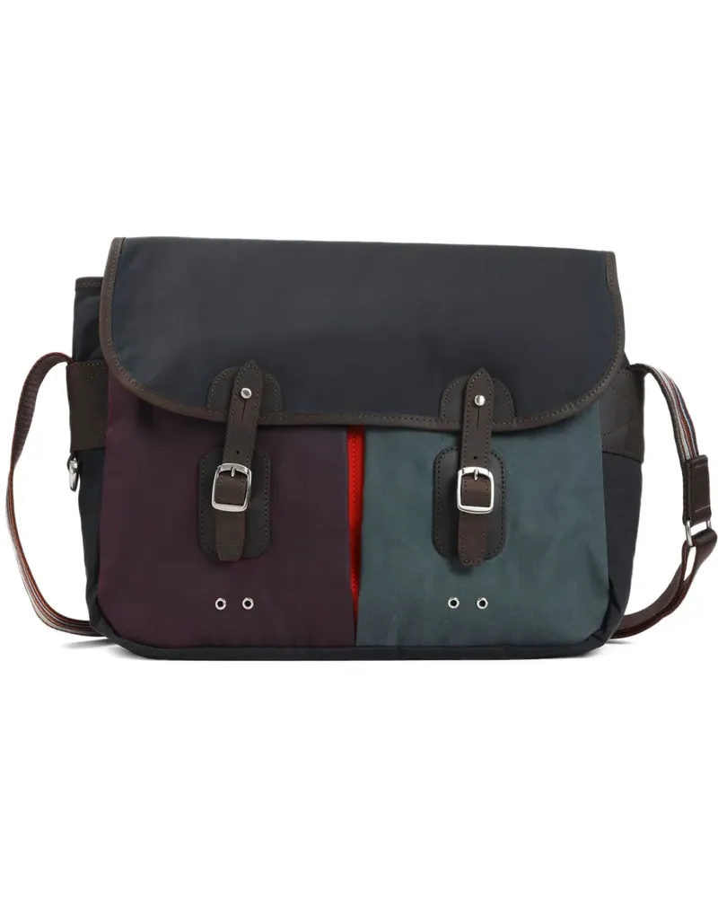 Barbour Paul Smith Waxed Tarras shoulder bag - Schwarz Schwarz