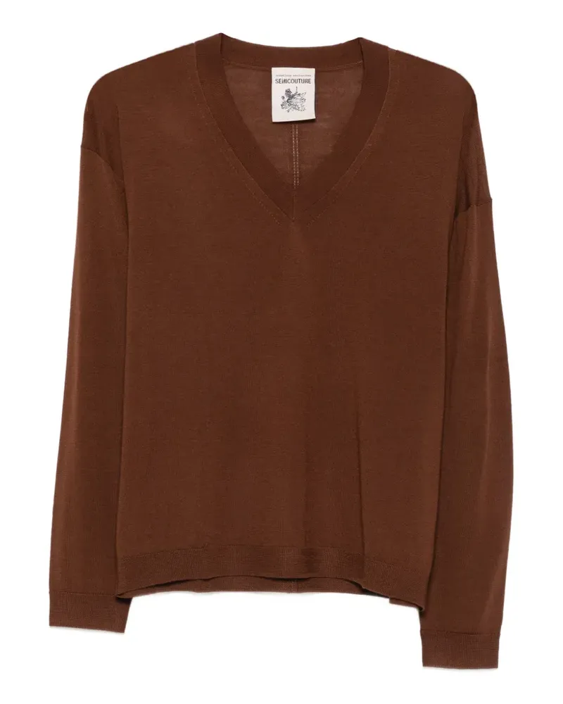Semicouture Jade sweater - Braun Braun