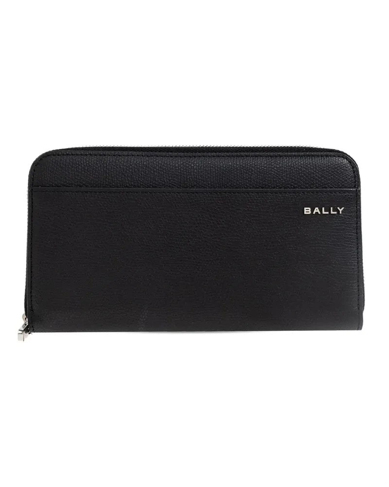 Bally Portemonnaie mit Reißverschluss - Schwarz Schwarz