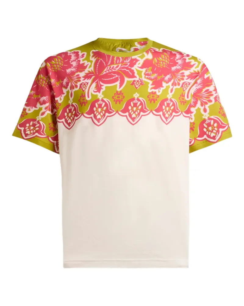 Etro T-Shirt mit Blumen-Print - Nude Nude